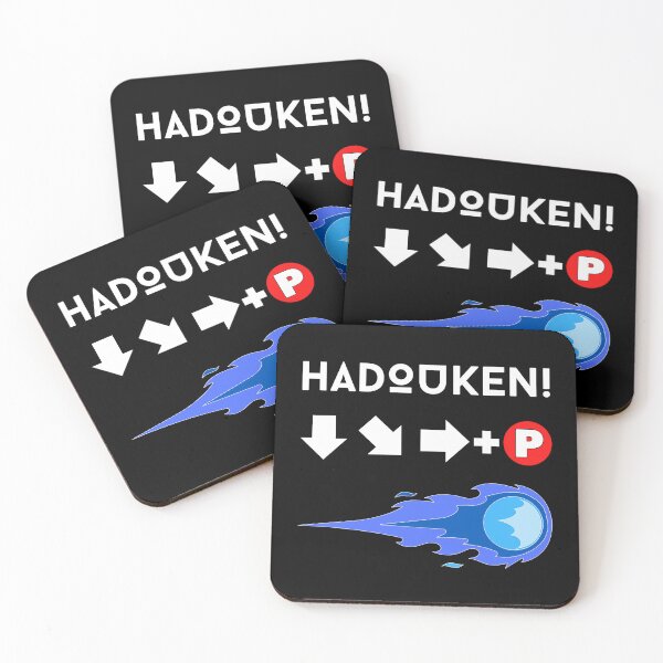 Aperçu de l'œuvre Hadouken, art de fan de boule de feu Street Fighter créée et vendue par CupOfJoeInc.