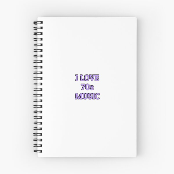 Item preview, I love 70s music purple retro nostalgia designed and sold by Inspirationmotivation.