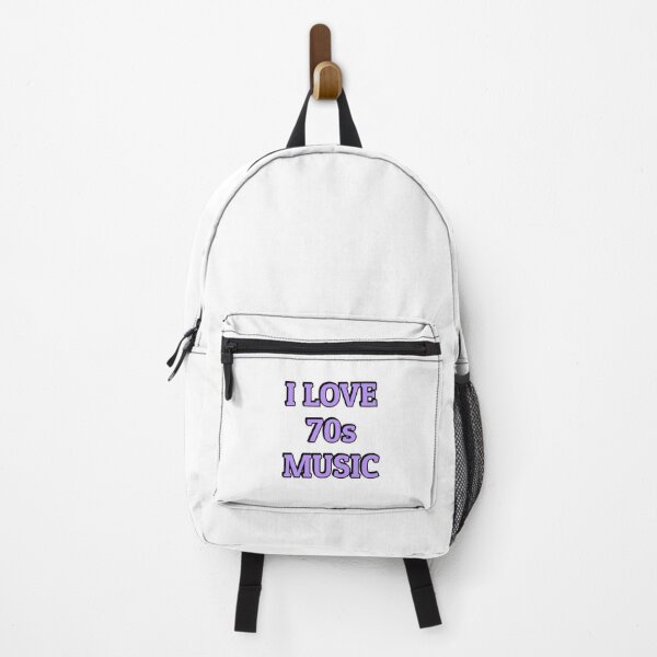 Item preview, I love 70s music purple retro nostalgia designed and sold by Inspirationmotivation.