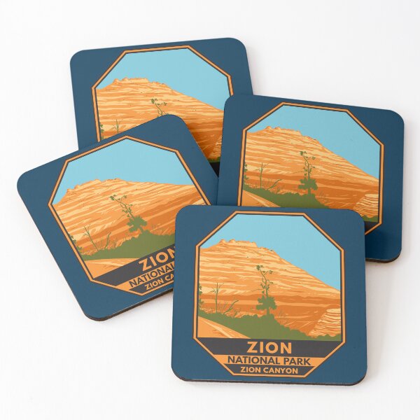 Item preview, Zion National Park Utah Zion Canyon Emblem designed and sold by KrisSidDesigns.
