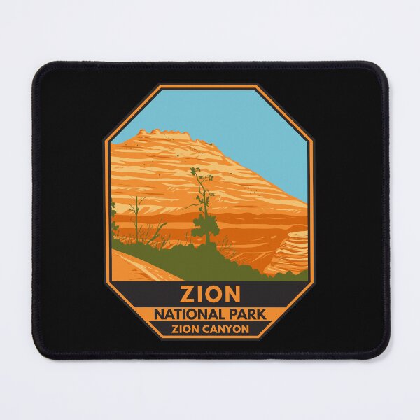 Item preview, Zion National Park Utah Zion Canyon Emblem designed and sold by KrisSidDesigns.