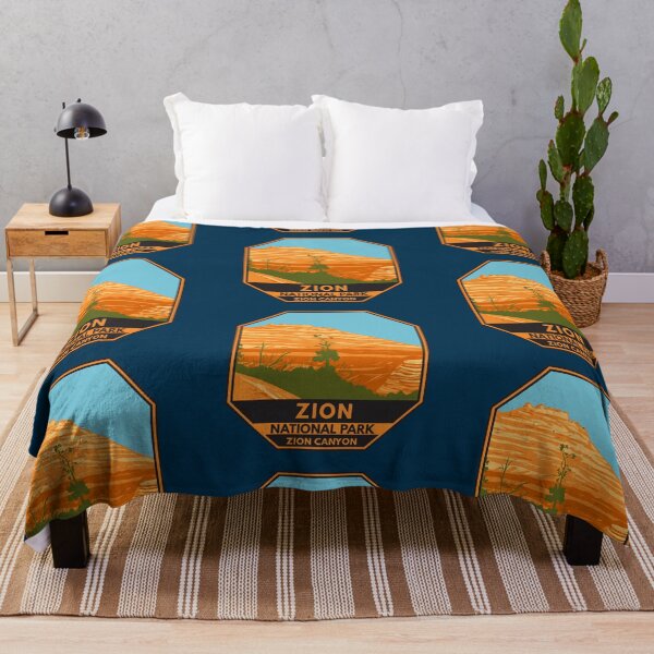 Item preview, Zion National Park Utah Zion Canyon Emblem designed and sold by KrisSidDesigns.