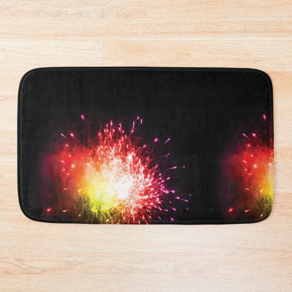 Item preview, Fire works Colorful Vector Design Graphic on black background28 designed and sold by AnadAA.