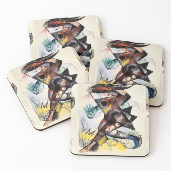 Item preview, Franz Marc caliban - famous painting  designed and sold by PuzzleWuzzle.