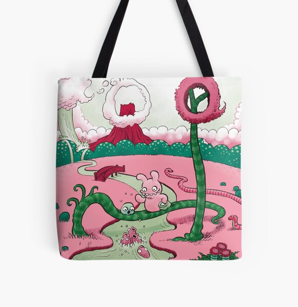 Tobias and Jube and Fish All Over Print Tote Bag