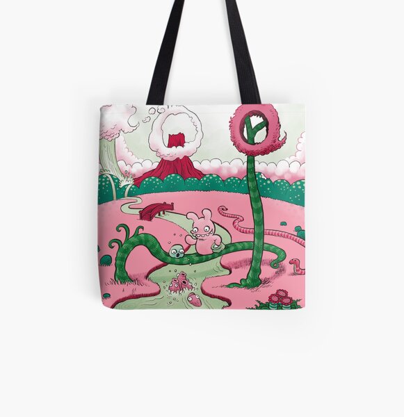 Tobias and Jube and Fish All Over Print Tote Bag