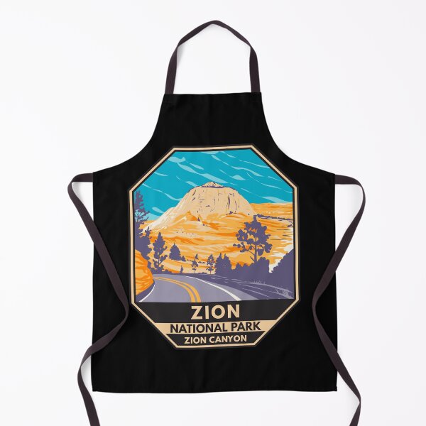 Item preview, Zion National Park Utah Zion Canyon Road Emblem designed and sold by KrisSidDesigns.