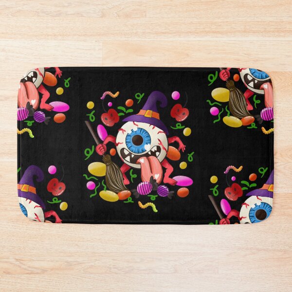 Item preview, Colorful Eyeball Witch & Jellybeans Horror Design designed and sold by EarthArtDesigns.