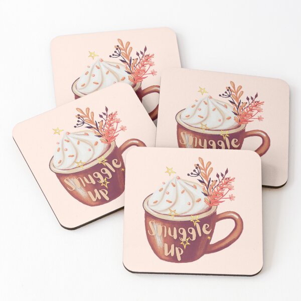 Item preview, Snuggle Up.. A hot drink with cream and sprinkles served in a brown mug designed and sold by ditzy-designs.