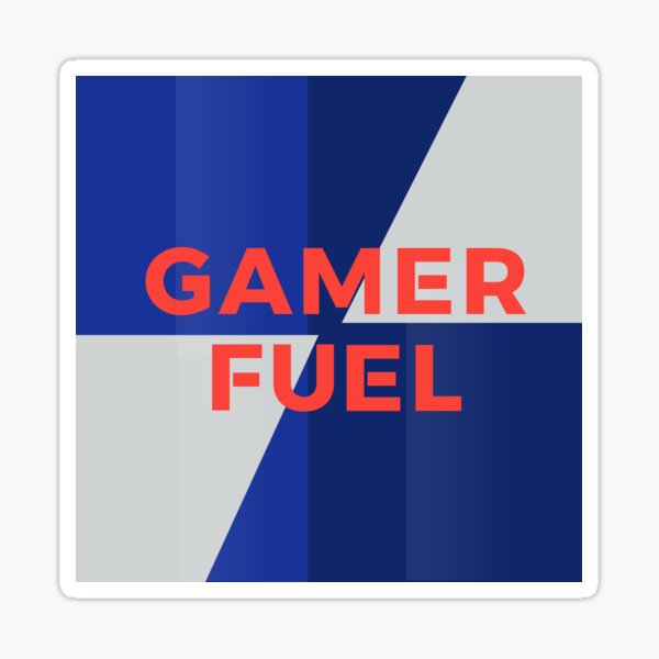 "Gamer Fuel, Gaming Sticker" Sticker for Sale by ddawgdesigns Redbubble