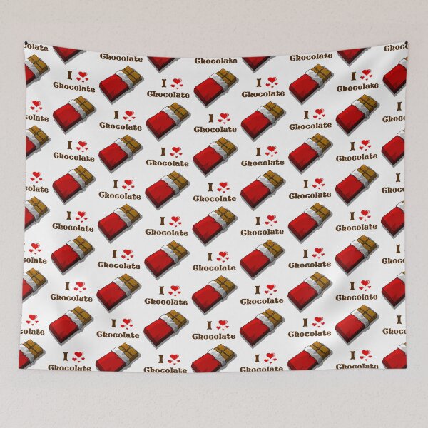 Item preview, I Heart Chocolate With Bar  designed and sold by MurphyMorganGifts.