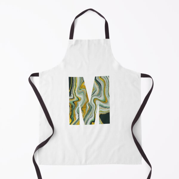 Item preview, The Letter M Green Marble Font designed and sold by smiledeer78.