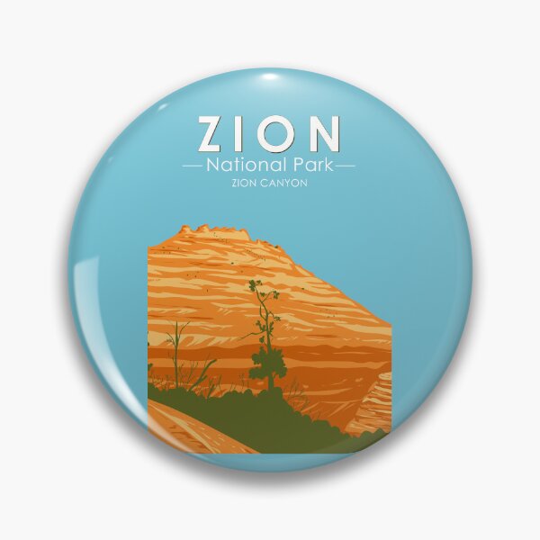 Artikelvorschau, Zion Nationalpark Utah Zion Canyon 2 Vintage entworfen und verkauft von KrisSidDesigns.