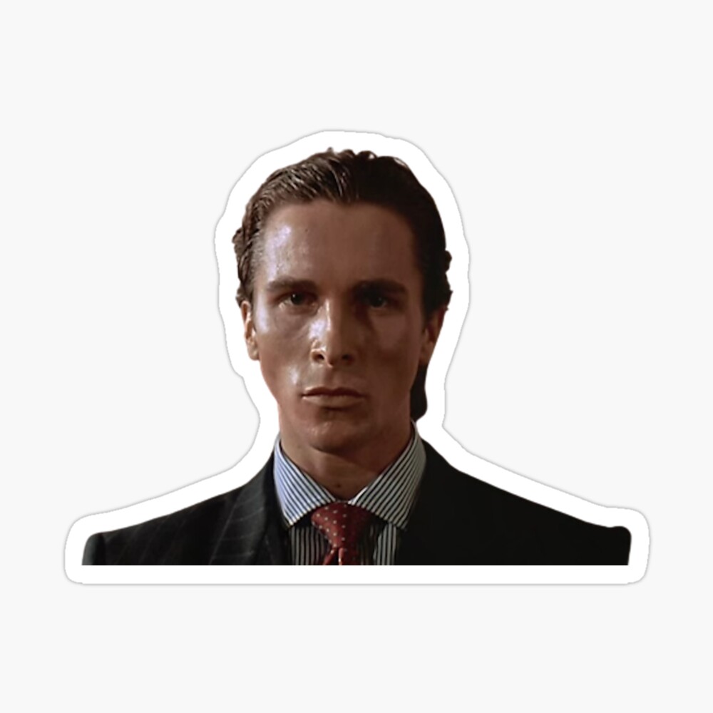 Patrick Bateman Gigachad Meme | Art Board Print