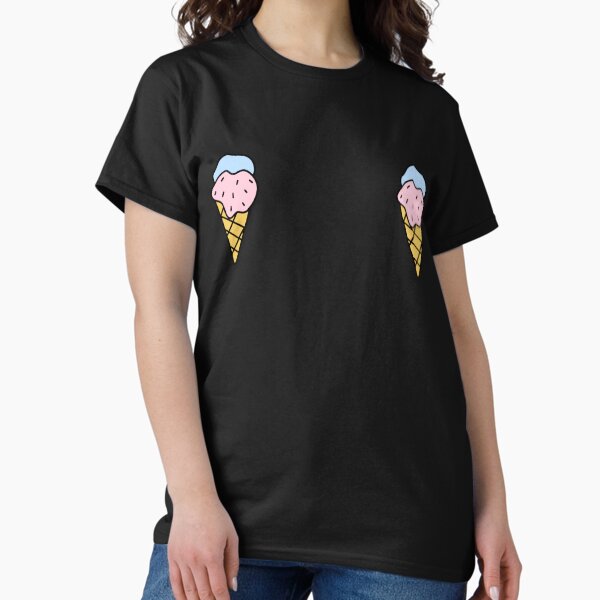 Item preview, Boobs Icecream Shirt designed and sold by KawaiiDreamland.