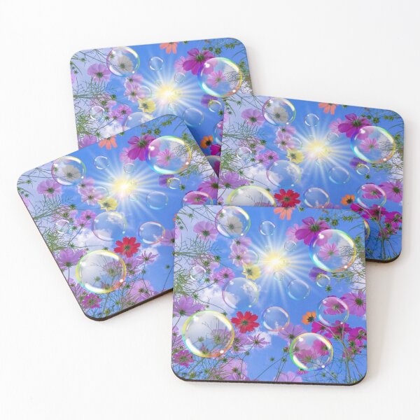 Item preview, Blowing Bubbles... A mixture of Cosmos flower, blue sky and sunshine designed and sold by ditzy-designs.