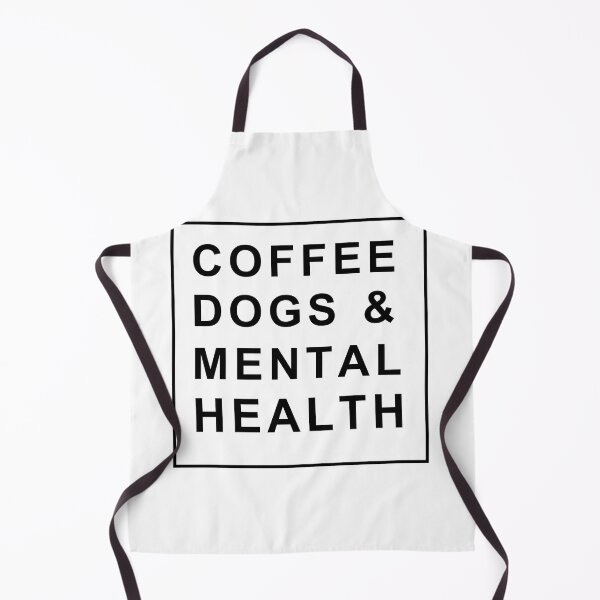 Item preview, Coffee dogs and mental health,motivational quotes for dog owners,and coffee lovers designed and sold by randomdogshirt.