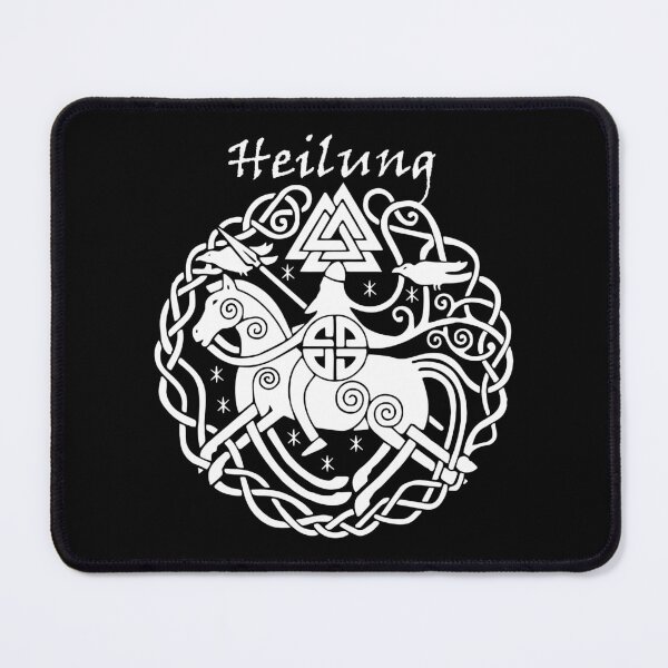 Item preview, Heilung Horse Viking Warrior Mythology White designed and sold by juanistephens.