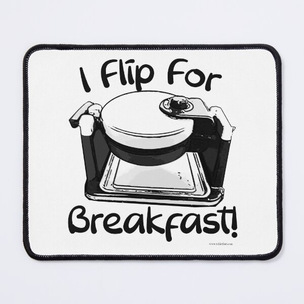 Item preview, I Flip For Breakfast Waffle Slogan designed and sold by mytshirtfort.