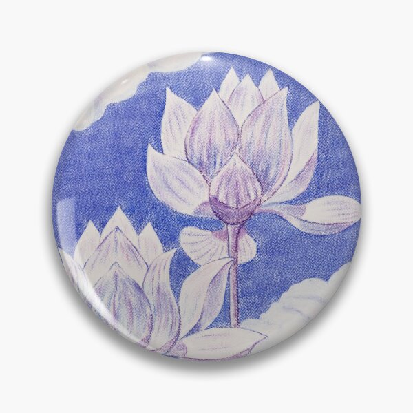Item preview, White Lotuses designed and sold by Aerin Rariy.