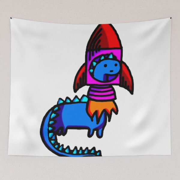 Item preview, Catastrophic Space Dinosaur designed and sold by DinoCatastrophe.