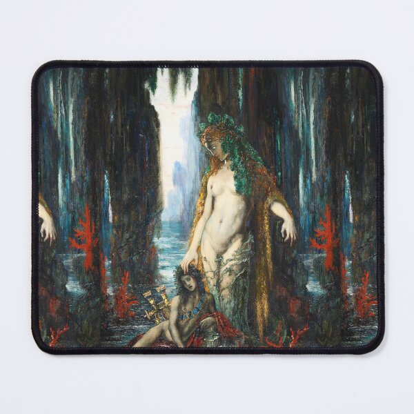 Item preview, The Poet and the Mermaid -Le Poète Et La Sirène, Gustave Moreau Mythology designed and sold by TeeARTHY.