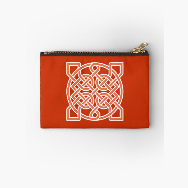Item preview, Celtic Sailor's Knot, Mandarin Orange and White  designed and sold by Marymarice.