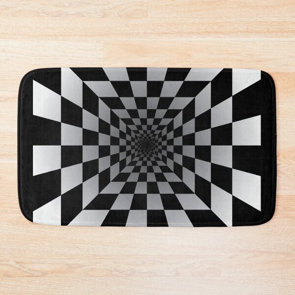 Item preview, Optical Illusion Infinite Hallway in Black and White designed and sold by DeliveryGeorge.