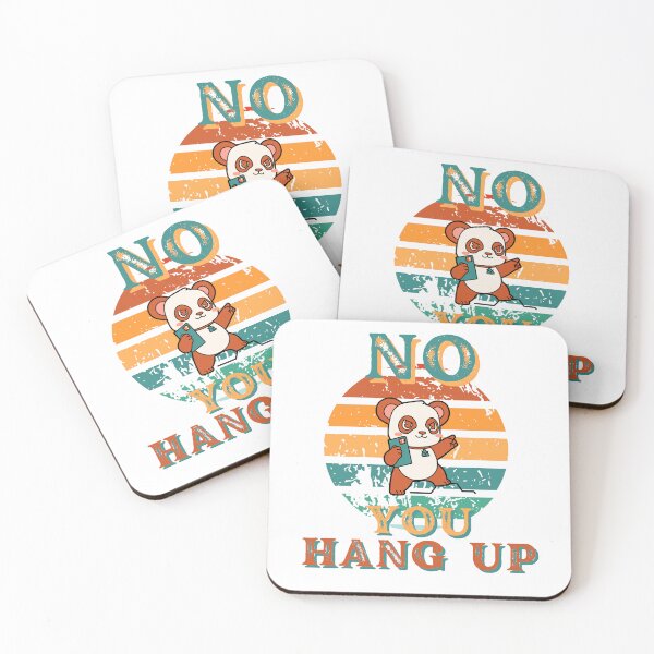 Item preview, Retro No You Hang Up Red Panda designed and sold by GarnersDesigns.