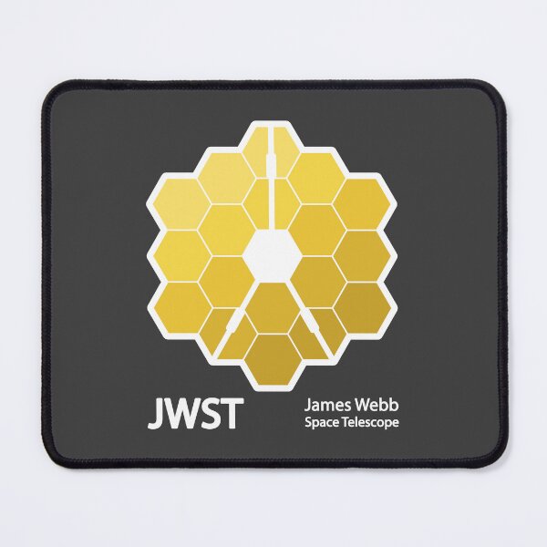 Artikelvorschau, James Webb Weltraumteleskop JWST weiß groß entworfen und verkauft von bolkibox.