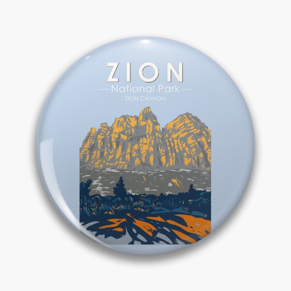 Artikelvorschau, Zion Nationalpark Utah Zion Canyon Vintage entworfen und verkauft von KrisSidDesigns.