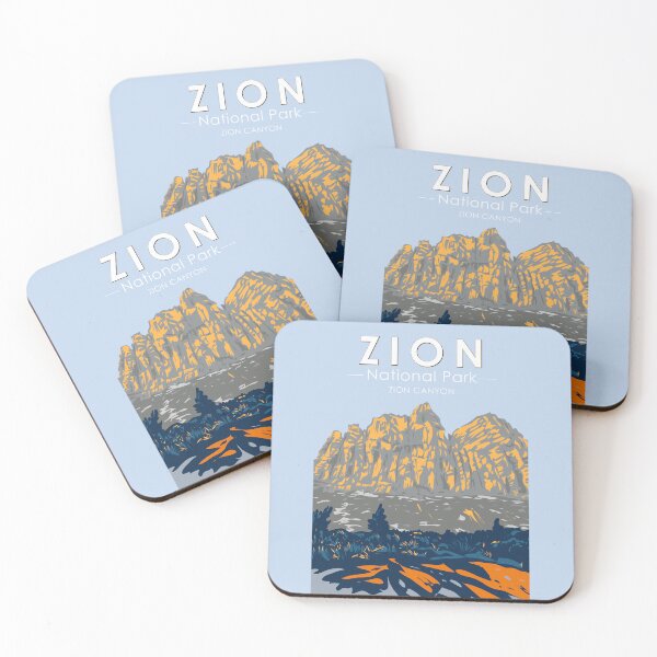 Item preview, Zion National Park Utah Zion Canyon Vintage designed and sold by KrisSidDesigns.