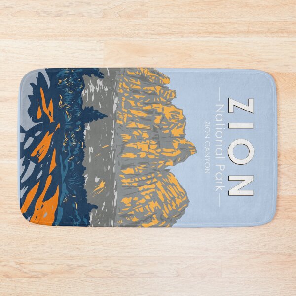 Item preview, Zion National Park Utah Zion Canyon Vintage designed and sold by KrisSidDesigns.