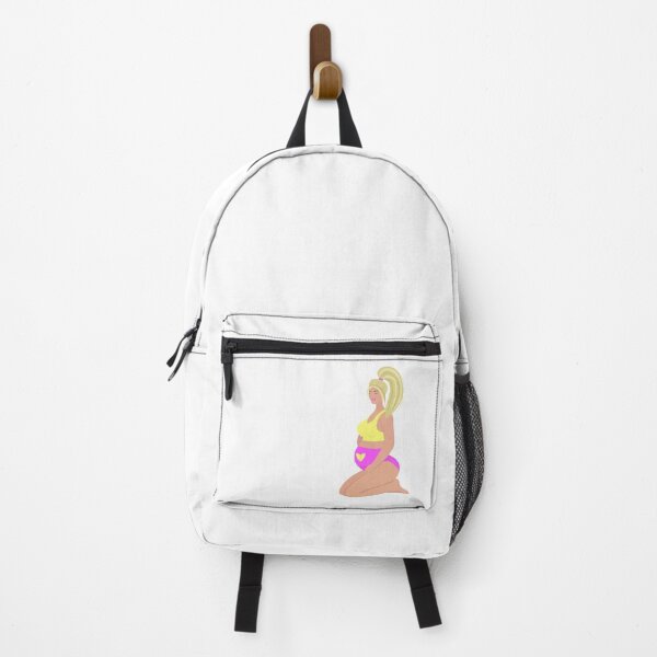 Item preview, Pregnant blonde in swimsuit, illustration designed and sold by OM-lova.