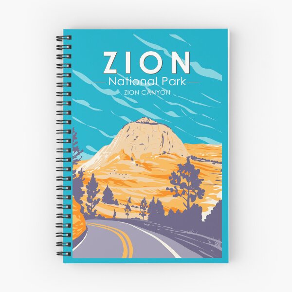 Item preview, Zion National Park Utah Zion Canyon Road Vintage designed and sold by KrisSidDesigns.