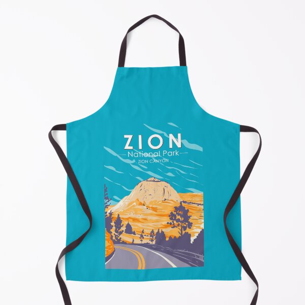 Item preview, Zion National Park Utah Zion Canyon Road Vintage designed and sold by KrisSidDesigns.