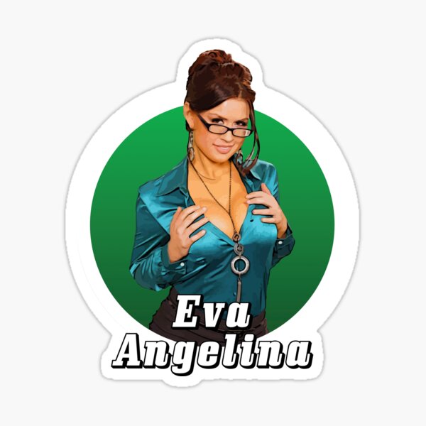 Eva Angelina Sticker For Sale By Xgirlsx Redbubble
