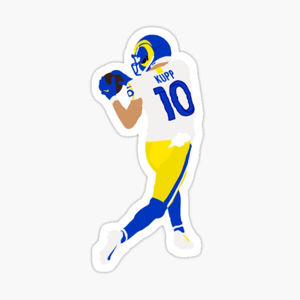 Los Angeles Rams: Cooper Kupp 2022 Catch - NFL Removable Adhesive Wall Decal XL