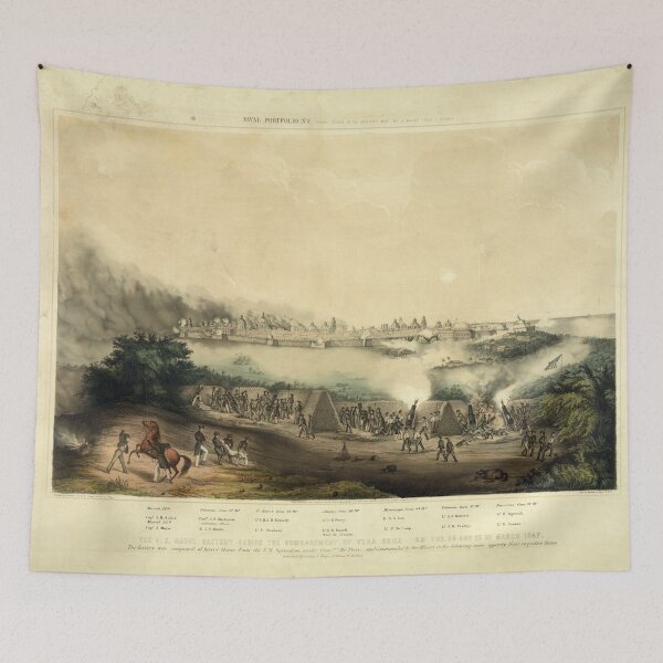 Item preview, Bombardment of Vera Cruz on the 24 and 25 of March 1847 designed and sold by allhistory.