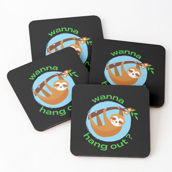 Item preview, Cute Funny Sloth Wanna Hang Out designed and sold by greerifies.