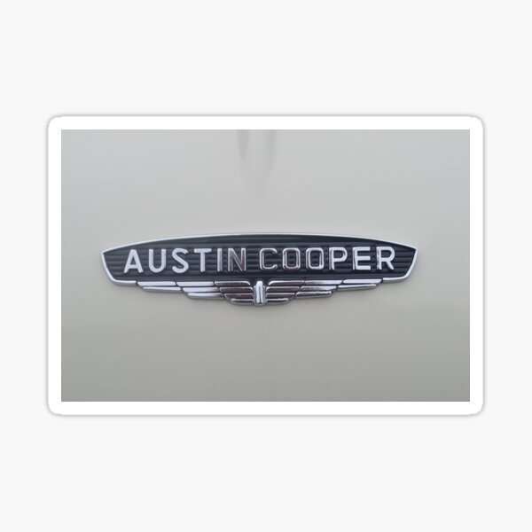 Austin Mini Cooper Abzeichen Sticker