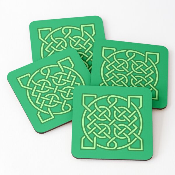 Item preview, Celtic Sailor's Knot, Emerald and Lime Green   designed and sold by Marymarice.