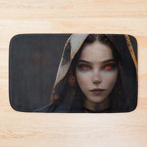Item preview, Magical, Gothic Woman with Flaming Eyes designed and sold by CasualCommander.