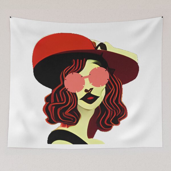 Item preview, Woman with funny hat designed and sold by marjard.