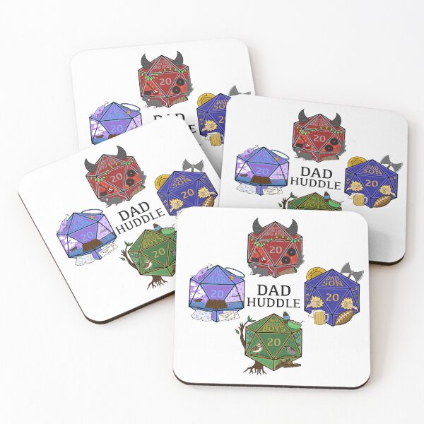 Item preview, Dungeons and Daddies Odyssey Dice Set designed and sold by citrinecreates.