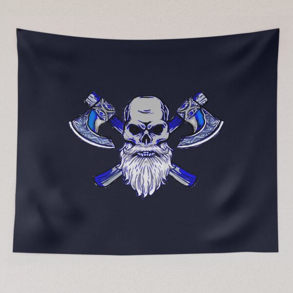 Item preview, BEARDED WARRIOR BLUE ICE designed and sold by THE AMERICAN TEEVANGELIST.