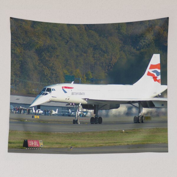 Item preview, The last landing of the Concorde supersonic jet in Seattle Washington - WelshDesigns designed and sold by welshdesigns.