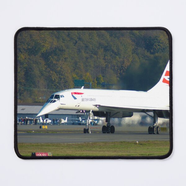 Item preview, The last landing of the Concorde supersonic jet in Seattle Washington - WelshDesigns designed and sold by welshdesigns.