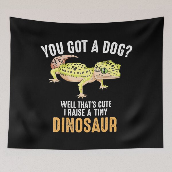 Item preview, Cool I Raise Tiny Dinosaur  Funny Leopard Gecko Pet Gift designed and sold by blissfulstimulu.