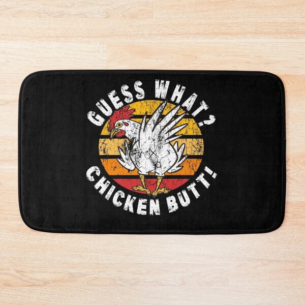 Item preview, Funny Guess What Chicken Butt White Design designed and sold by Countrysmart.